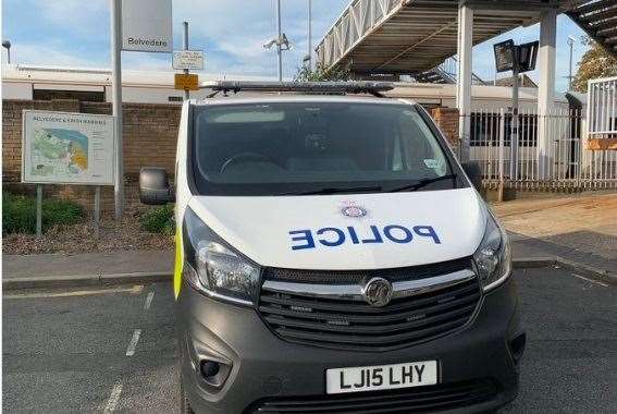 Police were called to the incident at Belvedere Station in Station Road. Photo: UKnip