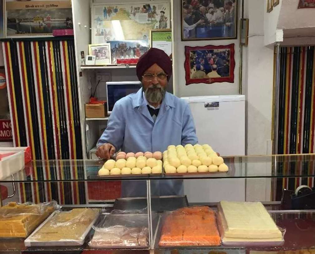 Hardish founded the Indian sweet shop with his father in 1968