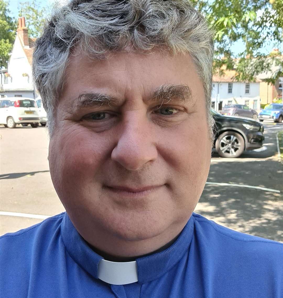 Rev Simon Tillotson from All Saints Church in Whitstable. Picture: Simon Tillotson