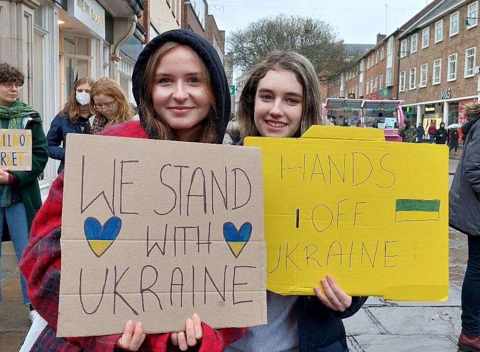 Nadia Pietrzak and Ola Kujawinska are both Polish and students at UKC