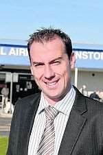 Matt Clarke, chief executive of Kent International Airport