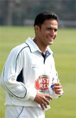 Yasir Arafat claimed 4-68 on his return to Hove