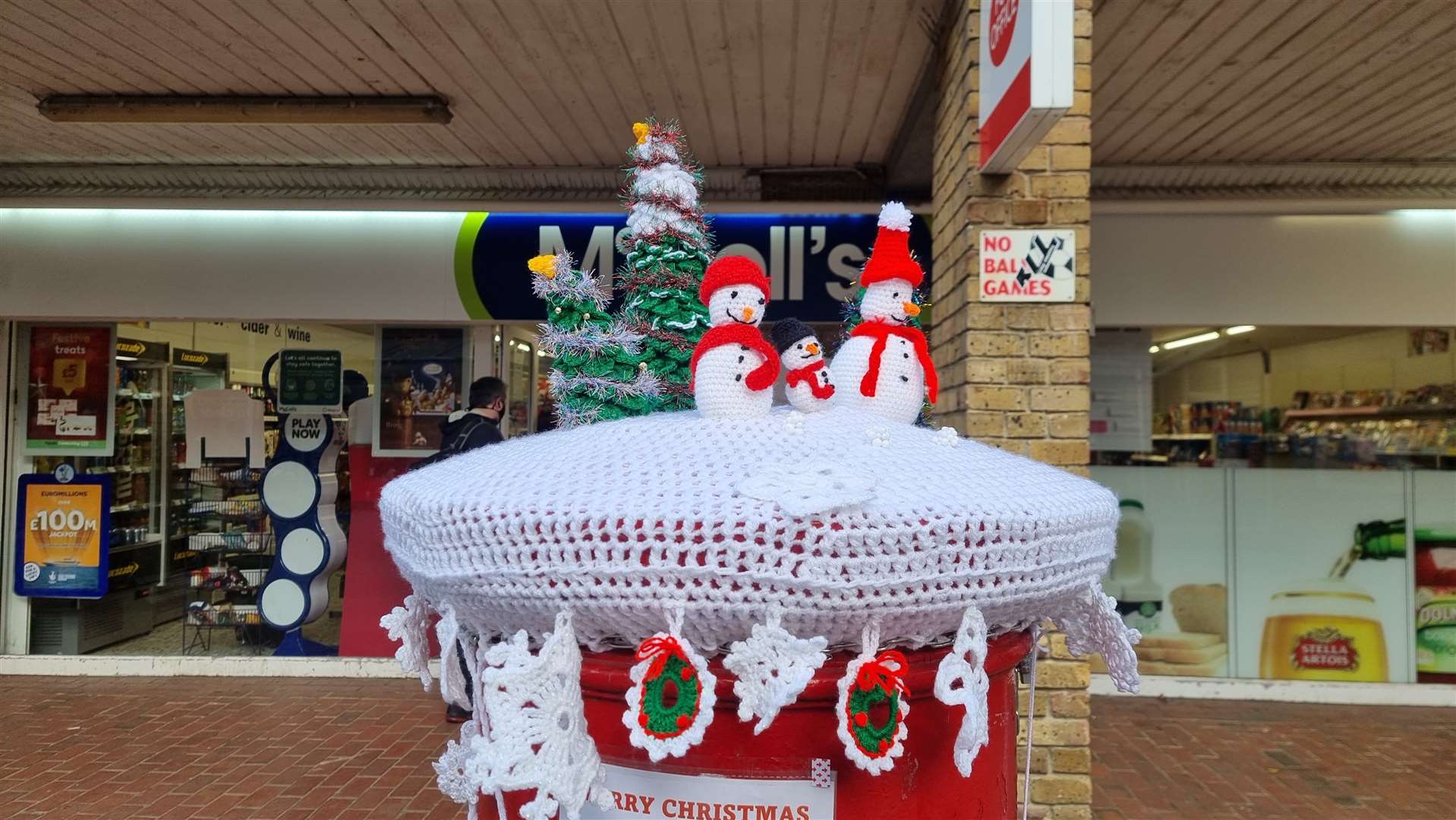 Christmas postbox toppers have been spotted in New Ash Green. Picture: Kim Payne
