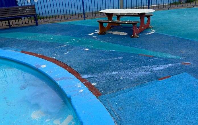The Sheppey Leisure Complex had to close its paddling pool after glass and paint were thrown into it. Picture: Sheppey Leisure Complex