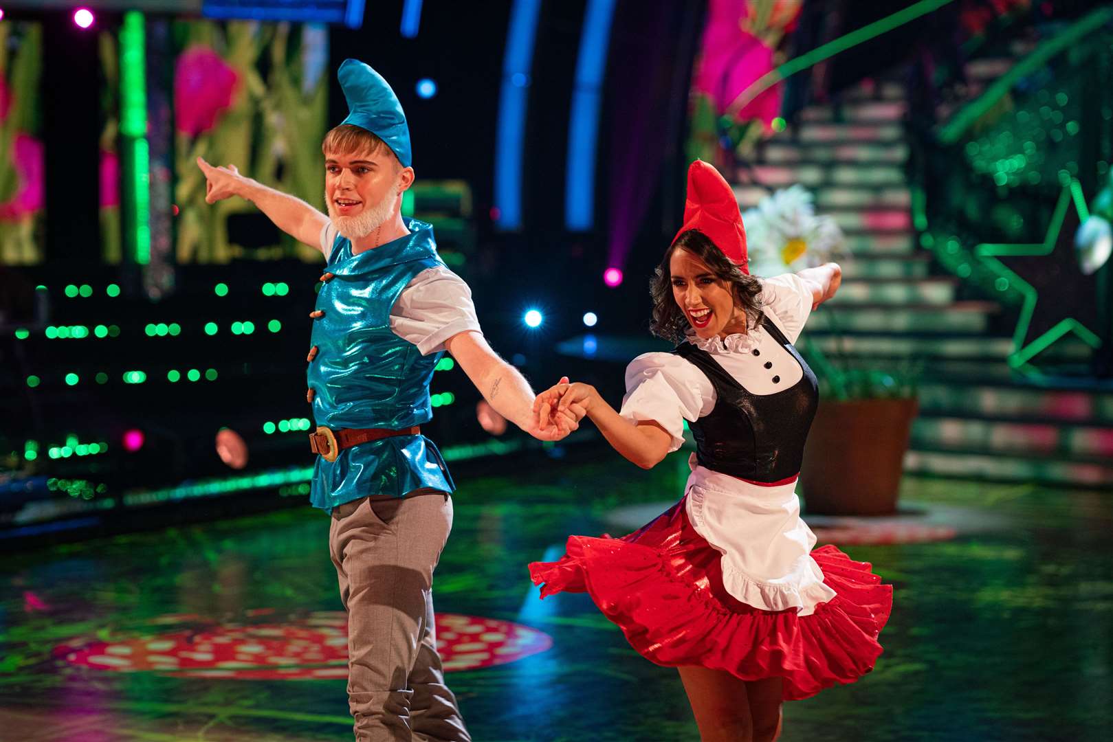 Strictly Come Dancing - Episode: Movie week. Janette Manrara, HRVY.Photographer: Kieron McCarron/BBC