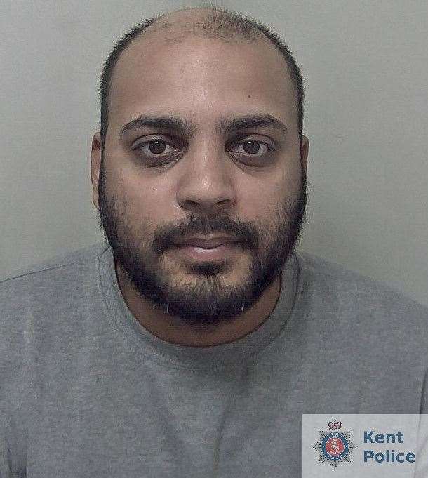 Nitesh Bissendary was locked up for 16 years. Picture: Kent Police