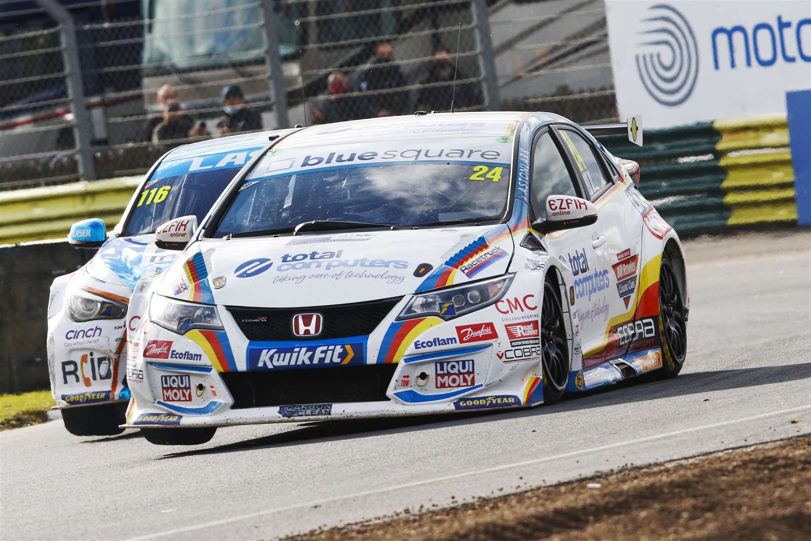 Jake Hill claimed two podium finishes at Croft Picture: BTCC (42649721)