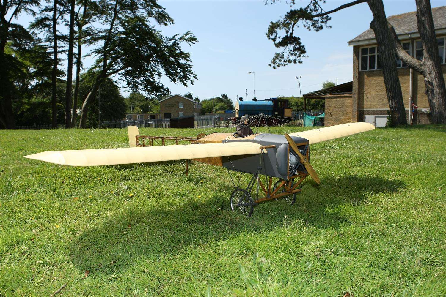 The scale model of the Bleriot model is on show at Dover Transport Museum