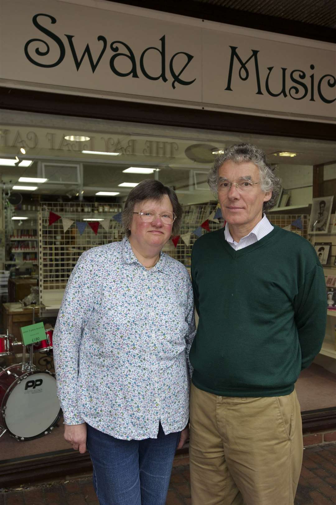 Robert and Cynthia Swade, of Swade Music, Roman Square, Sittingbourne. Picture: Andy Payton