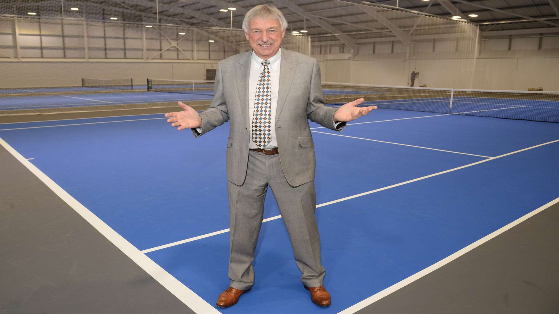 Colin Jarvis has turned the 44Two Sports and Social Club into a state-of-the-art tennis facility Picture: Gary Browne