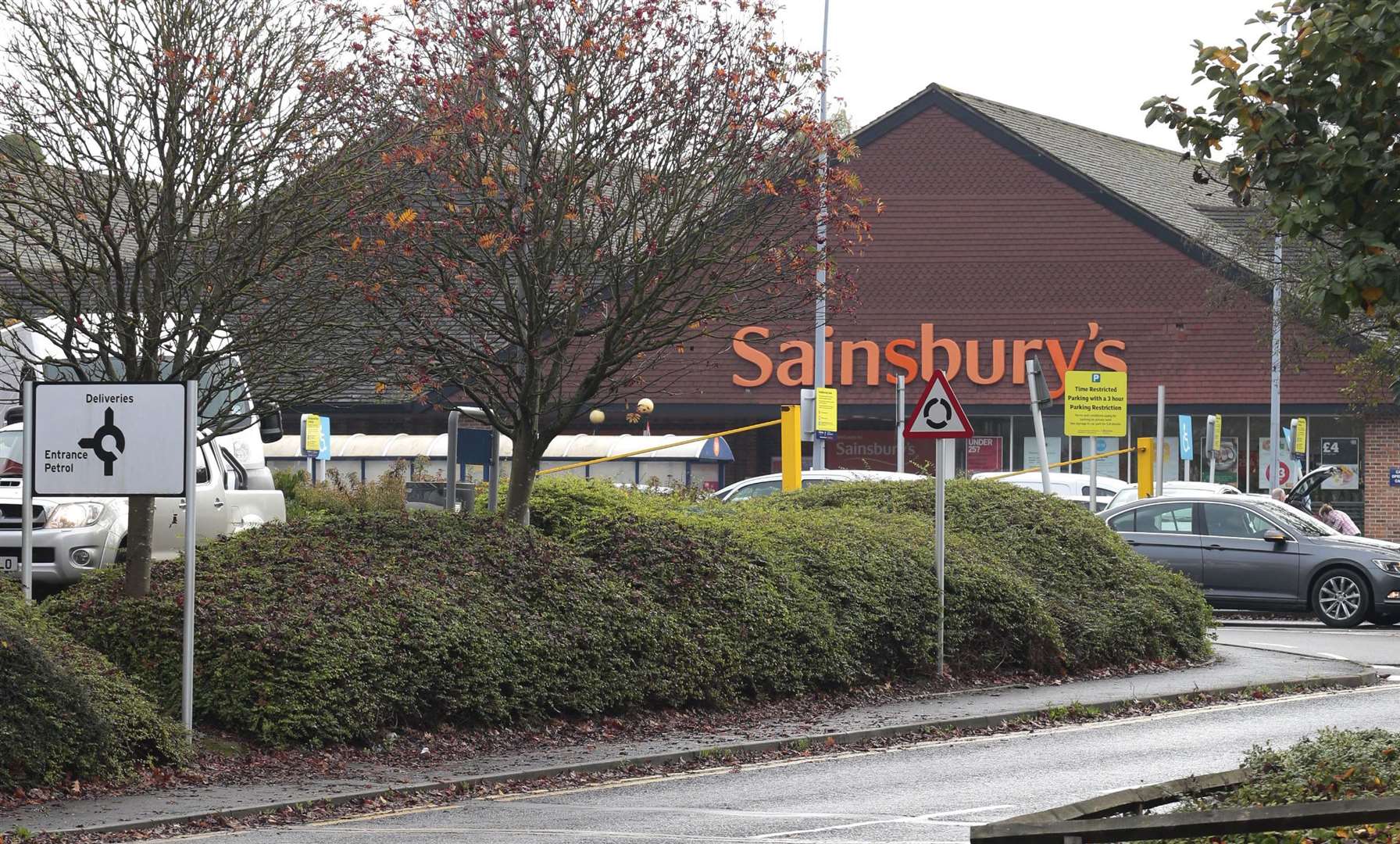 Sainsbury's in Quarry Wood, Aylesford, where a purse theft occurred Picture: Martin Apps