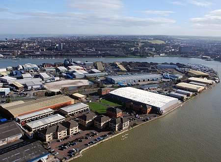 The Medway City Estate at Strood, near Rochester. Picture courtesy Lionrock-TV