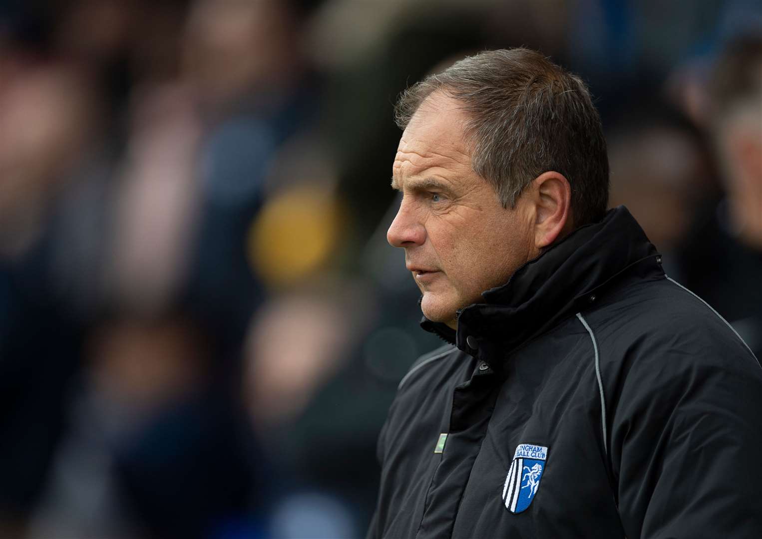 Gillingham manager Steve Lovell at Peterborough Picture: Ady Kerry