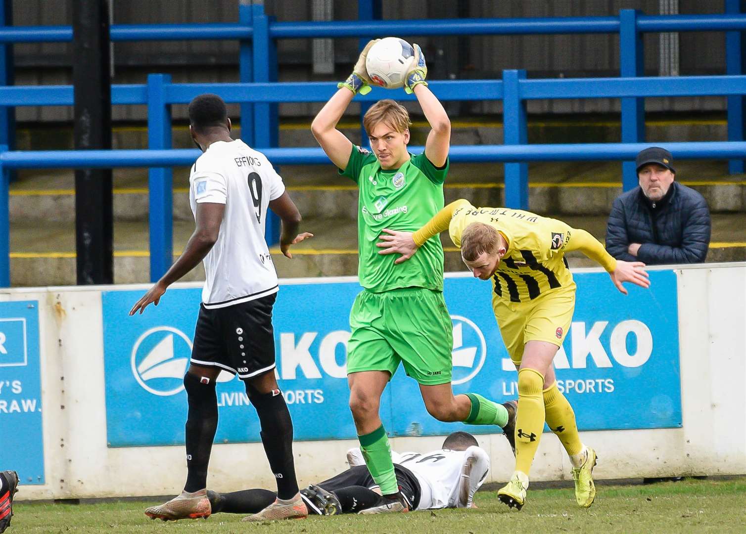 Ashley Maynard-Brewer spent time on loan at Dover Picture: Alan Langley