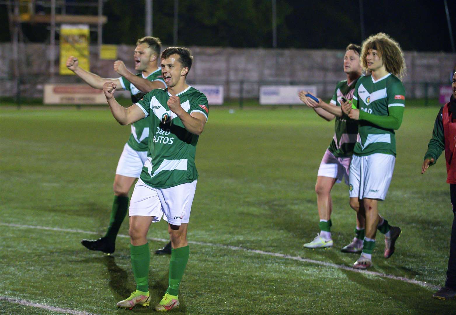 Ashford United face Herne Bay in the play-off final after beating Cray Valley on Tuesday night Picture: Ian Scammell
