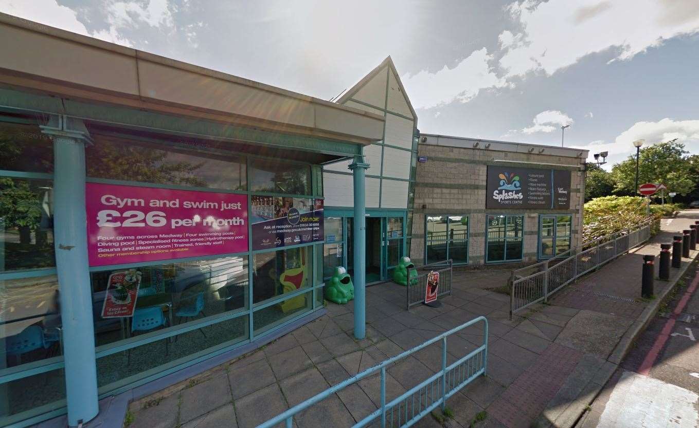 Splashes leisure centre before it was demolished. Picture: Google Street View