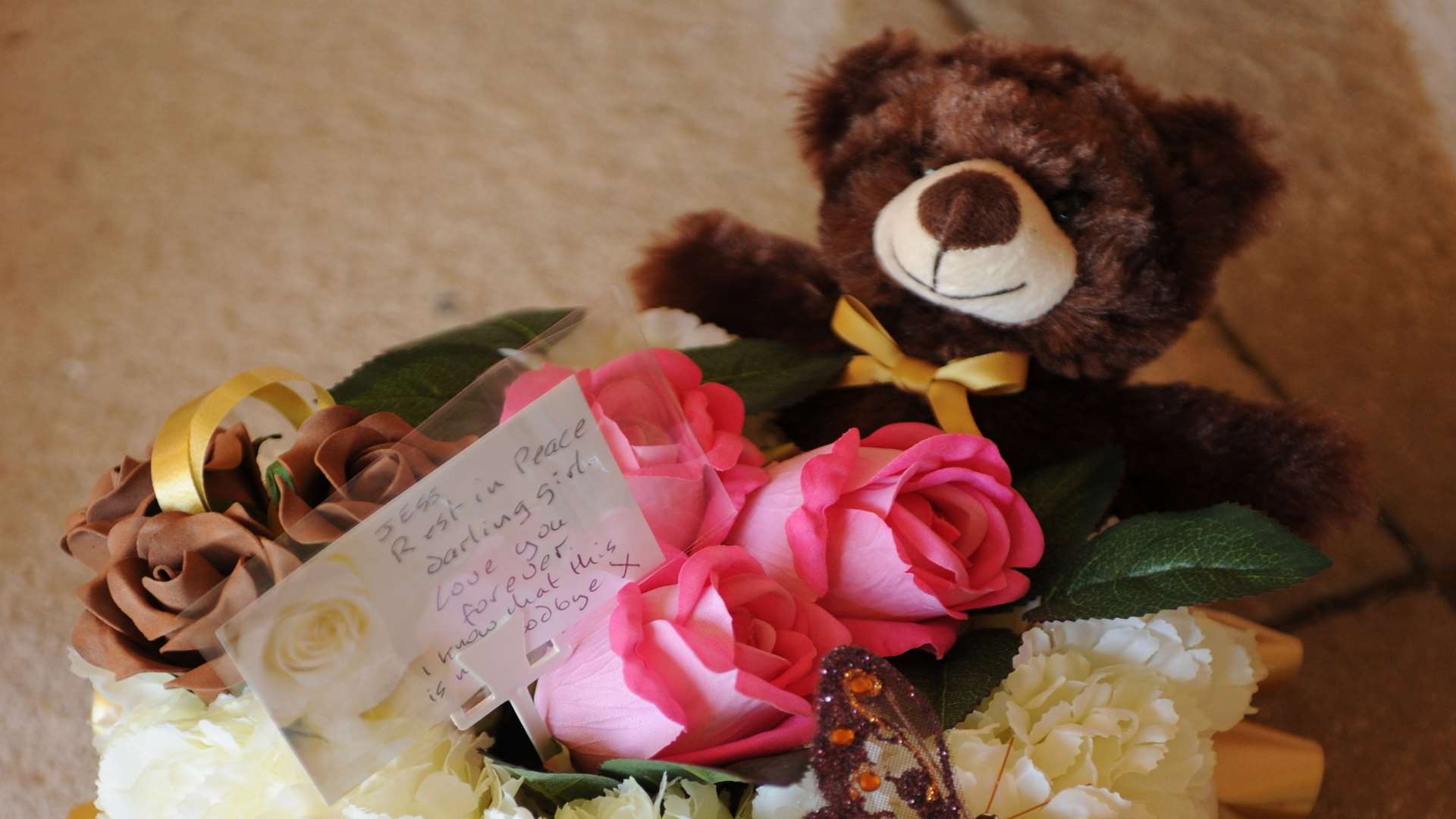 Floral tributes left for Jessica