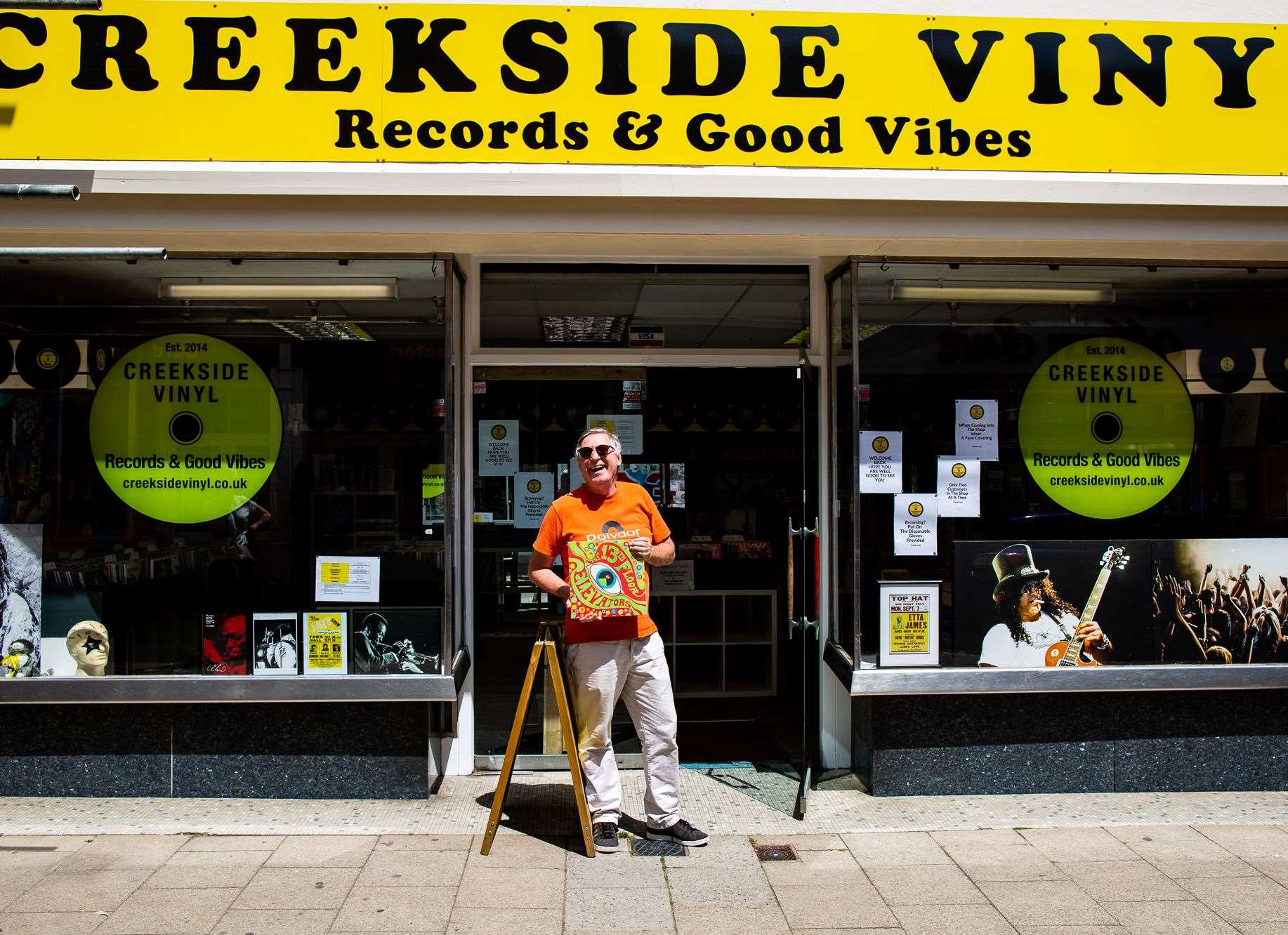 Simon Tyler hopes to reopen his record shop in Faversham to the community soon. Picture: Simon Hawkins