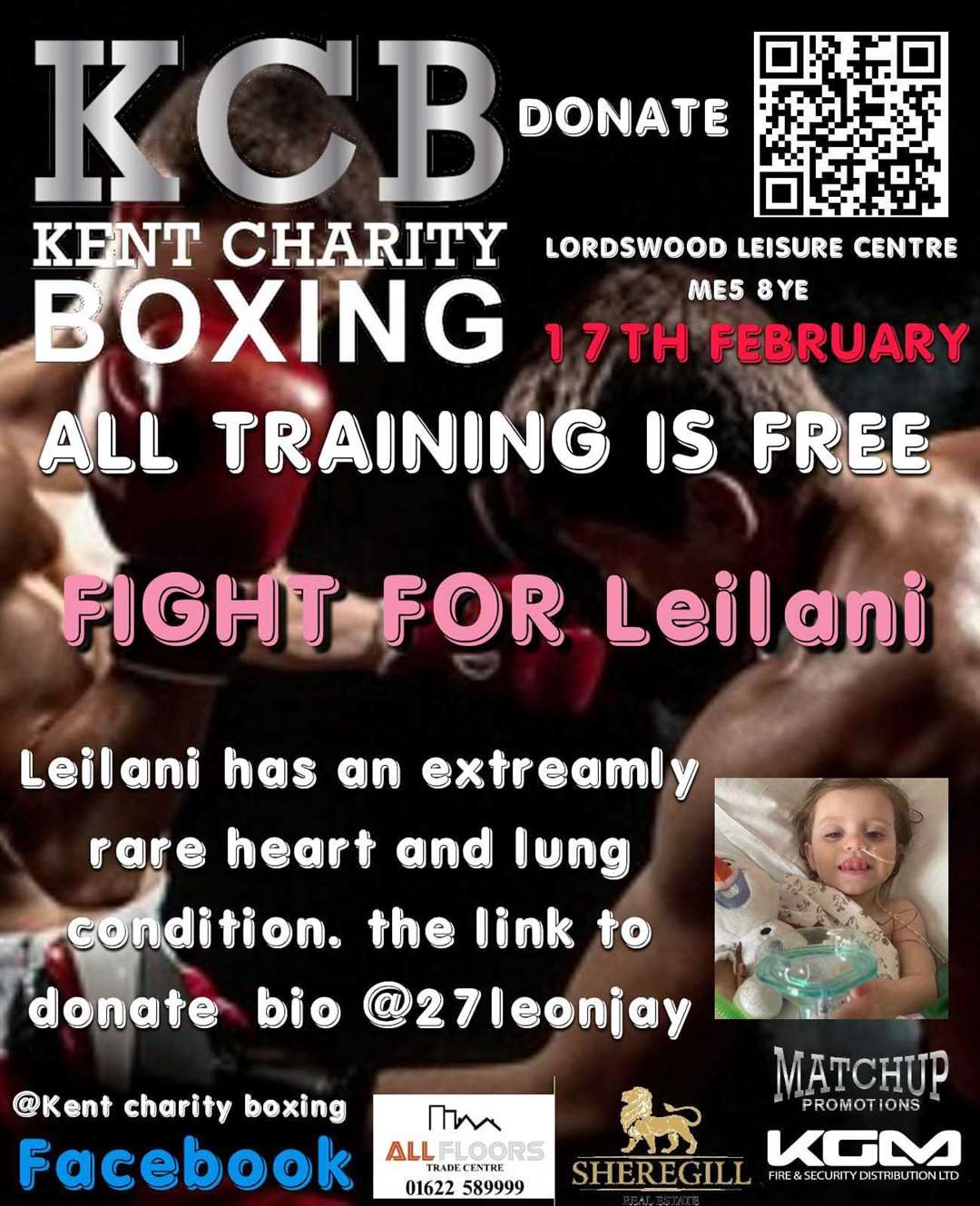 Kent Charity Boxing's next show is on Saturday, February 17