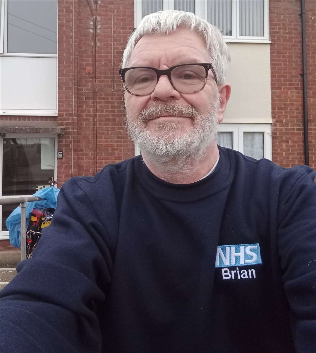 NHS volunteer Brian Grove, from Sittingbourne, wants to drive an ambulance to Ukraine to help civilians at war. Picture: Brian Grove