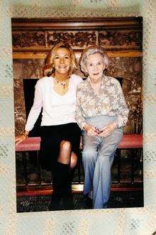 Lady Astor with her mother in 2005, who inspired her first novel. Picture: Simon Hildrew