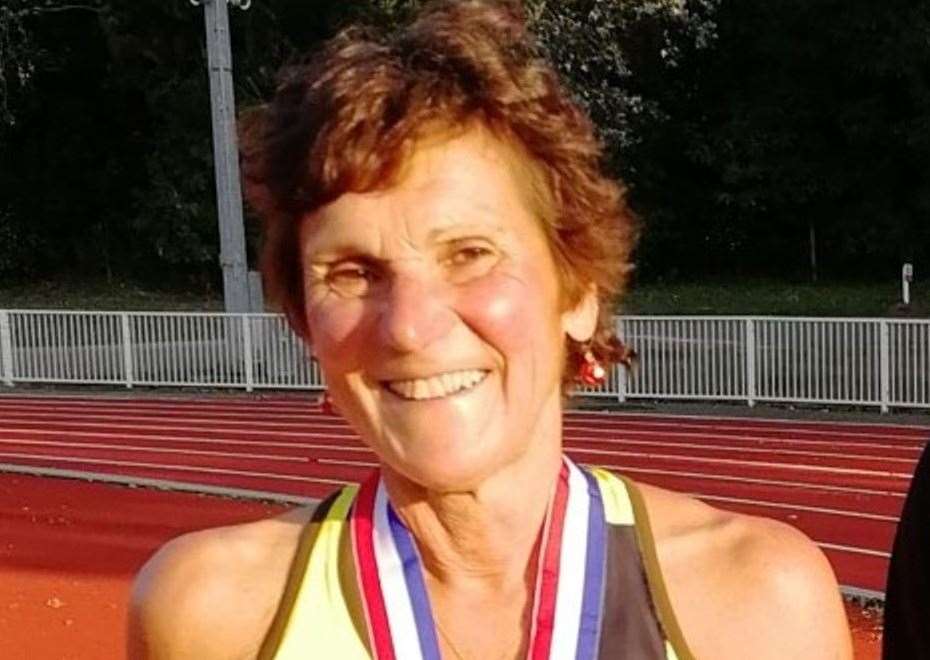 Lesley Hall is one of the UK's top racewalkers in her age bracket