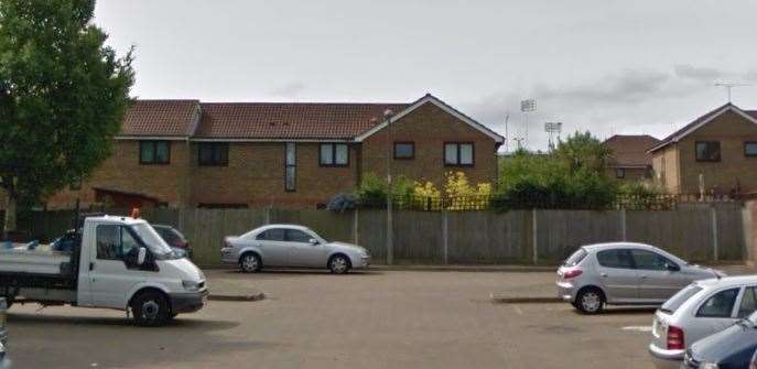 Nico Adams was spotted by a member of the public in a Landrover Freelander in Lobelia Close, Gillingham. Pic: Google