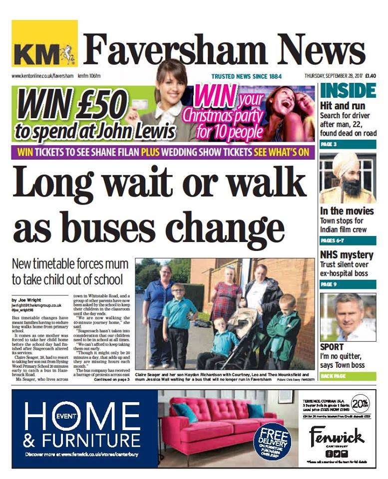 The Faversham News publishes every Thursday