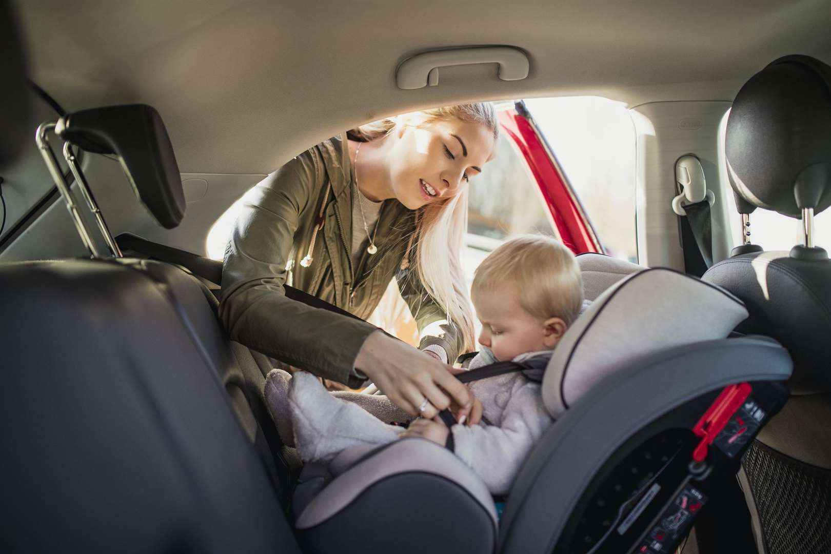 Find out how to fit your child's car seat correctly on Tuesday, February 2