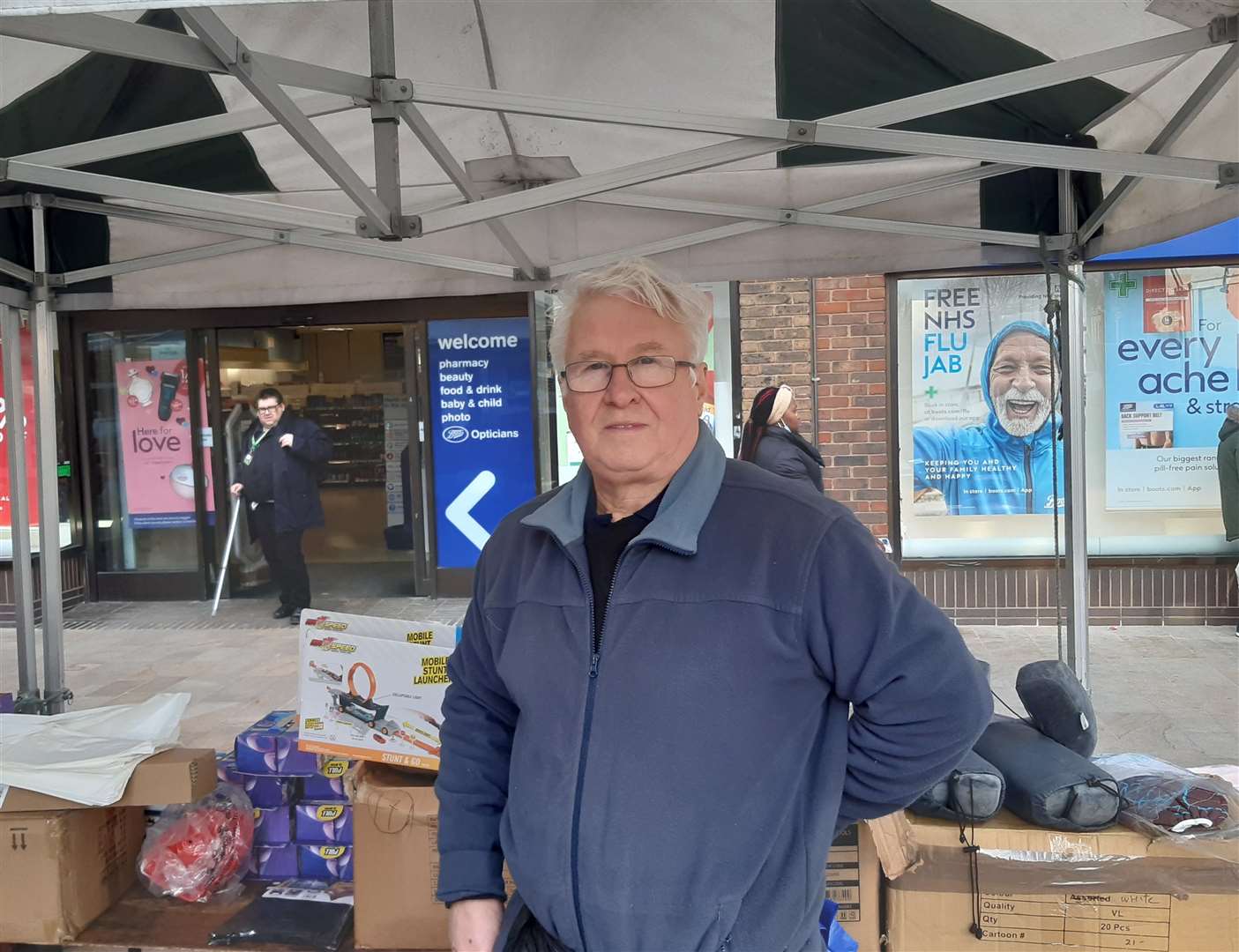 Andrew Parker has been running a stall in Dartford for more than 20 years. Photo: Sean Delaney