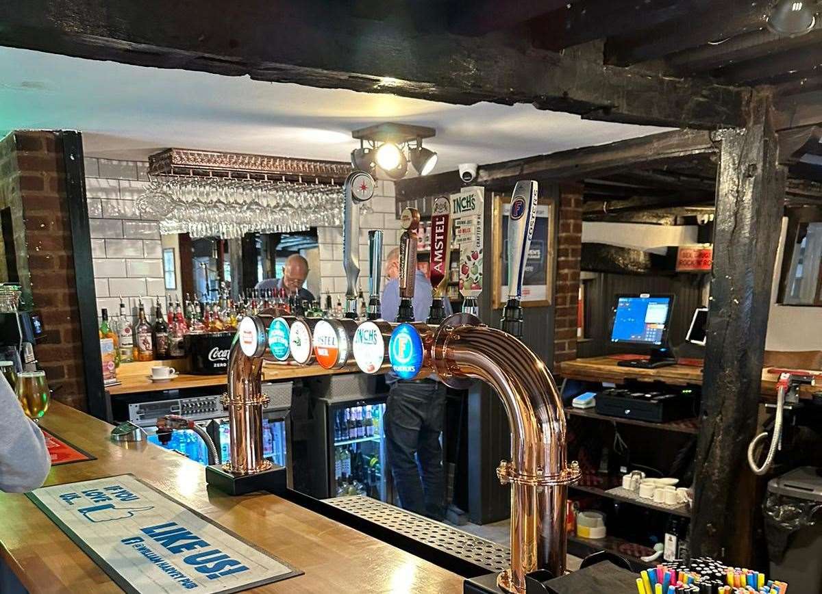 The pub has been given a makeover