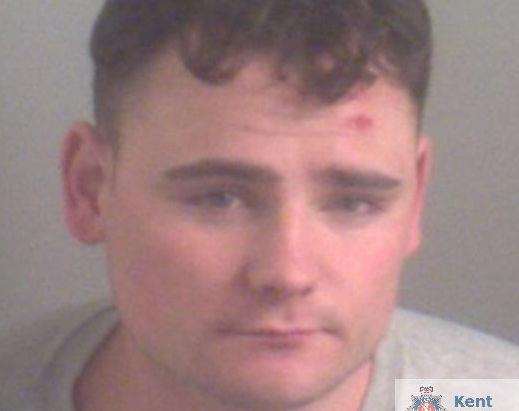 Aran Grant has been jailed for six years. Picture: Kent Police