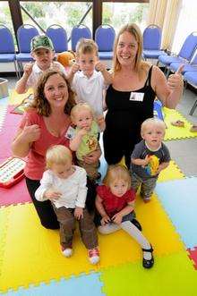 The St Margaret’s First Steps parent and toddler group in busier times