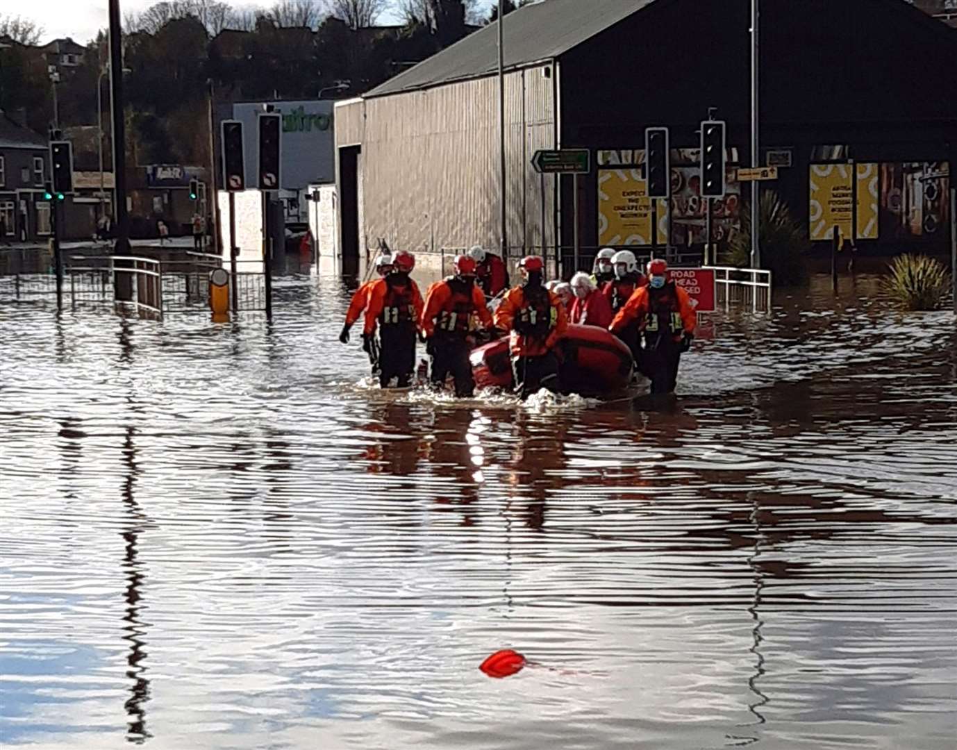 Rescuers were on the scene in Cheshire (Northwich Police)