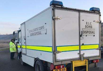Police and a bomb disposal team were called to Tonbridge today. Stock picture