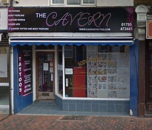 The Cavern Tattoo and Piercing Studio in East Street, Sittingbourne. Picture: Google