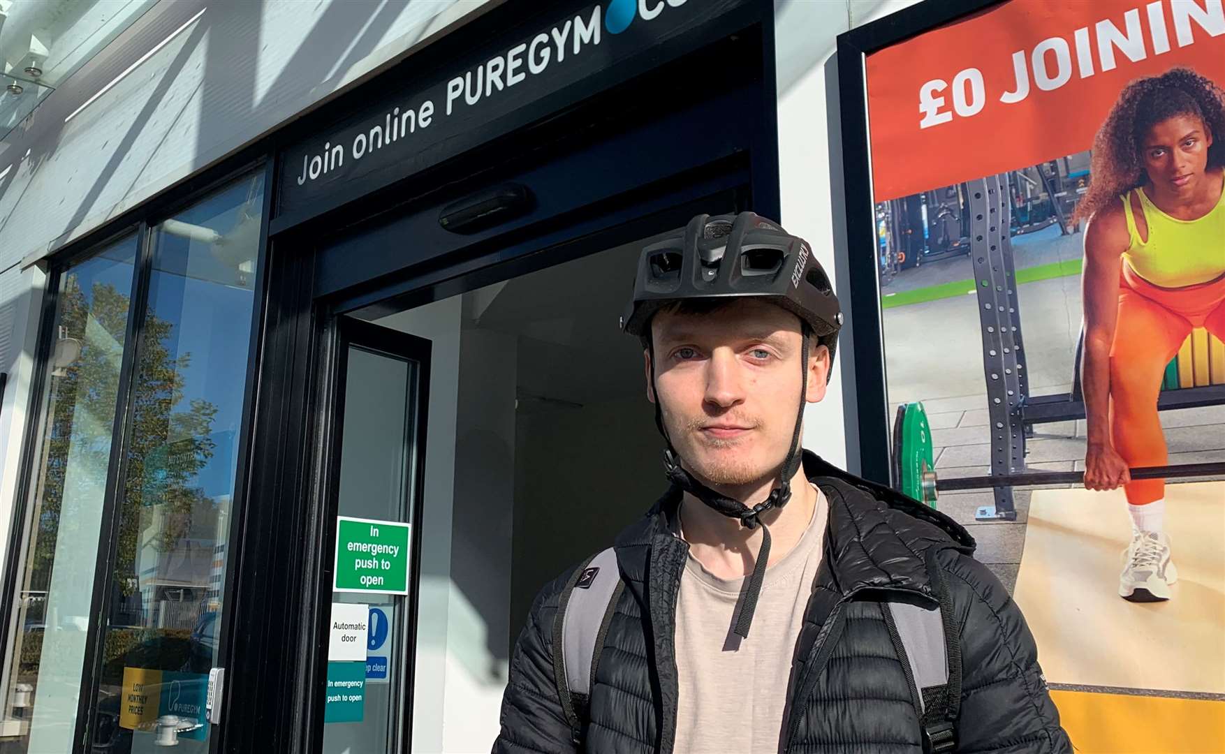 PureGym Canterbury member Kieran Morgan thinks consent should always be sought from those nearby