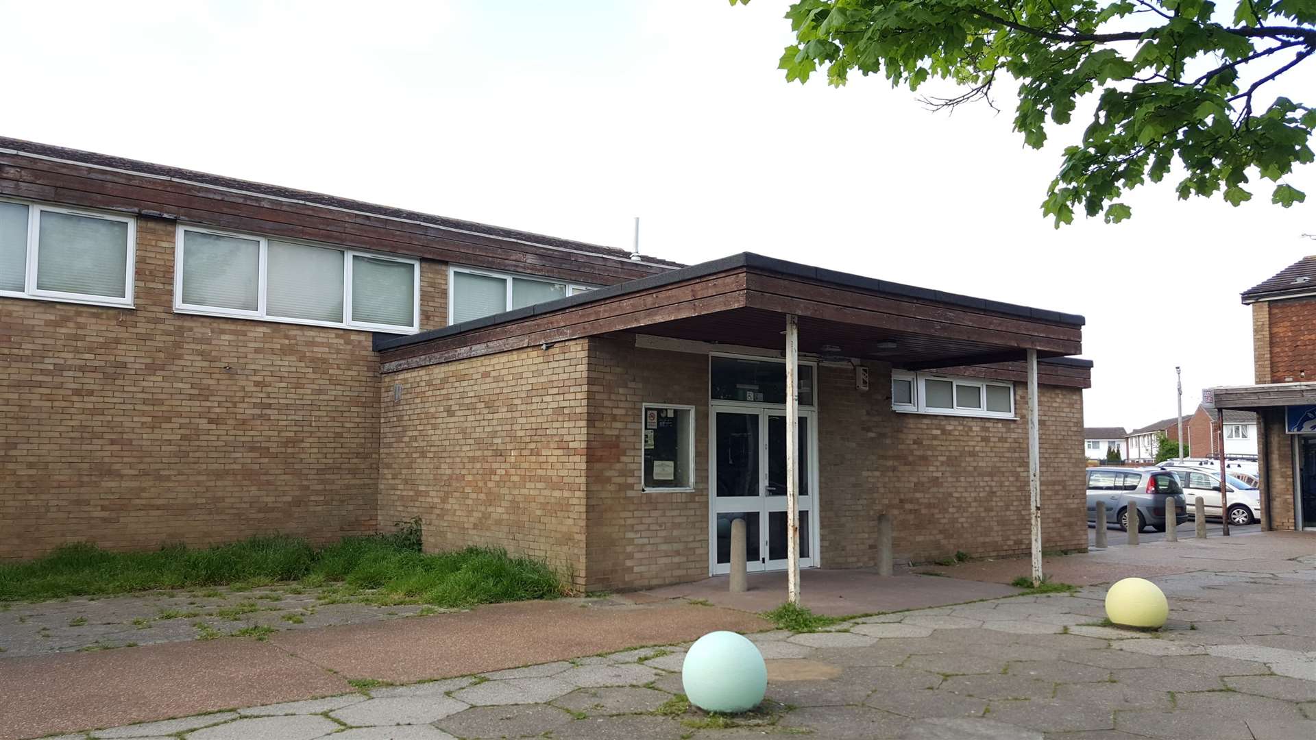 The Bockhanger Community Centre before it was demolished in April