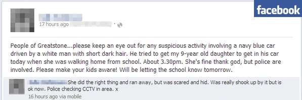 The mum's plea on Facebook
