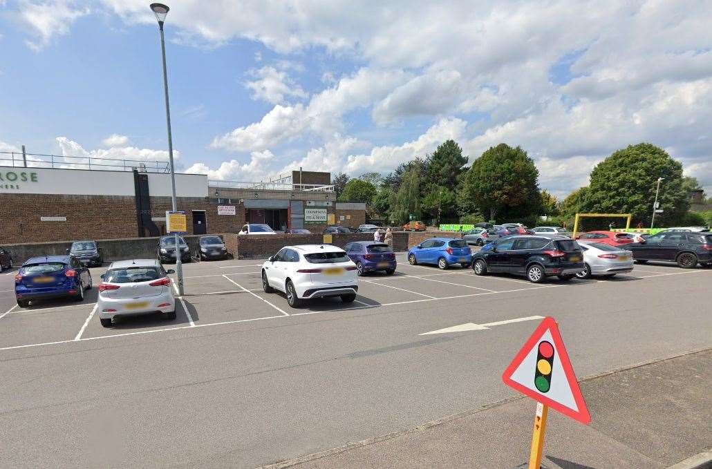 Car park at Mid Kent Shopping Centre. Picture: Google Street View