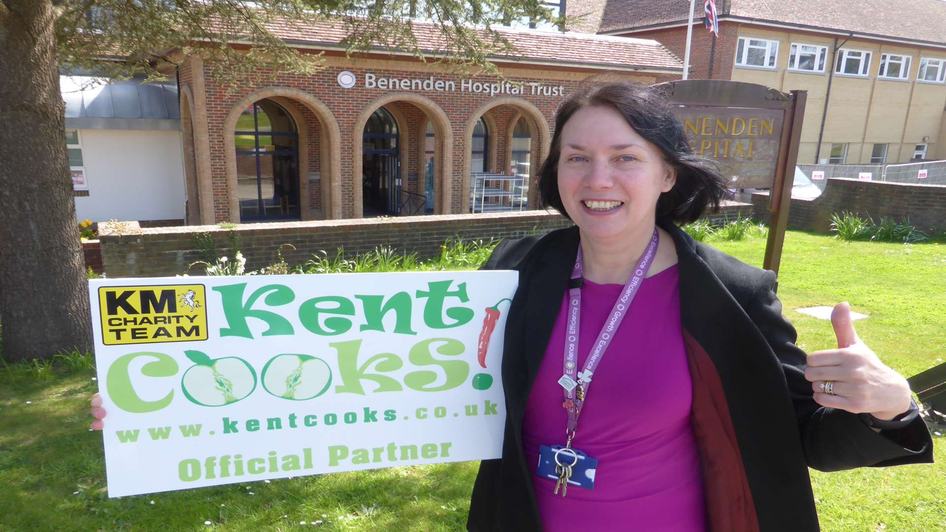 Jane Abbott, Hospital Director at Benenden Hospital Trust, announces her support for the county's official school cookery contest Kent Cooks which is now open for nominations.