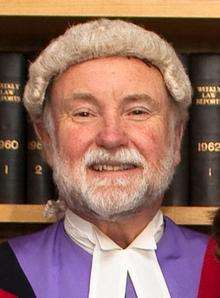 Judge Michael O'Sullivan, who has retired from Canterbury Crown Court.
