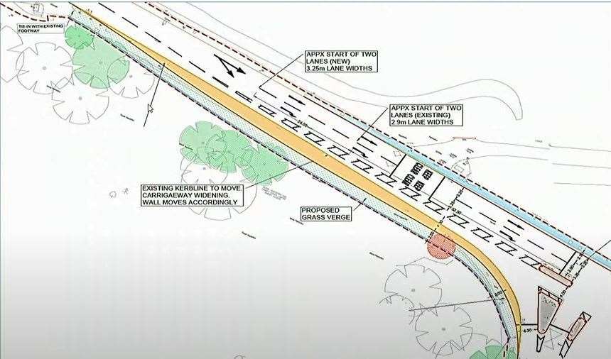 The Ashford Road/Willington Street junction proposal in Maidstone