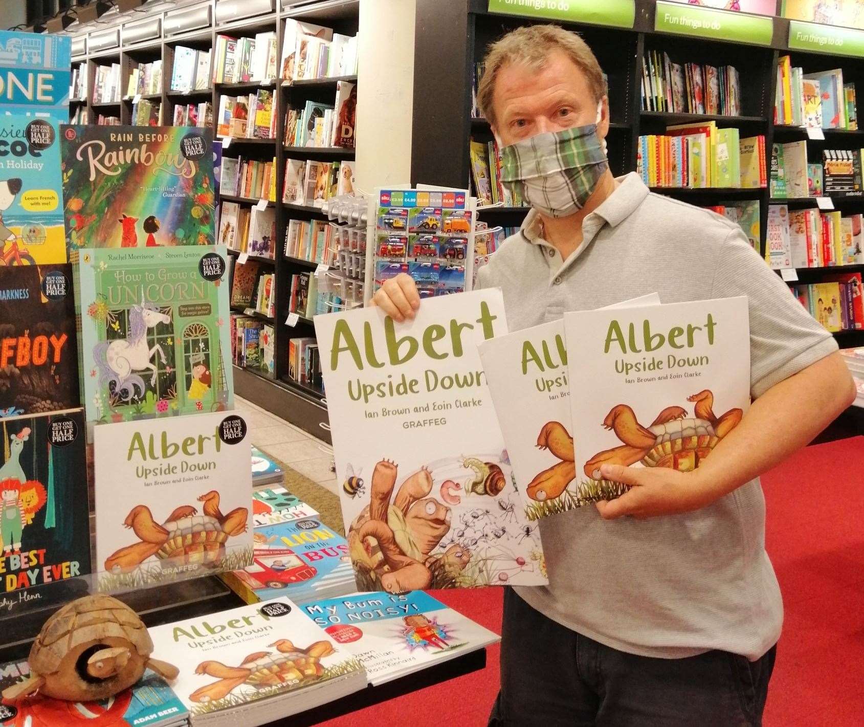 Author Ian Brown took was inspired to write his book by his tortoise Albert