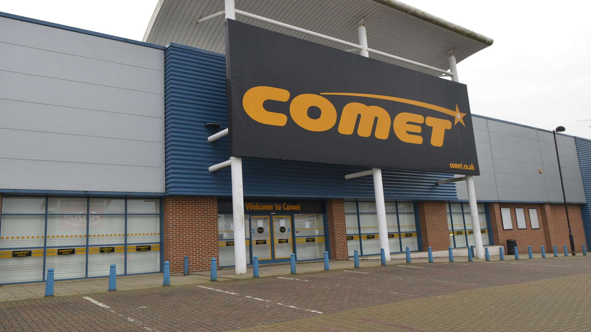The Comet store at Ashford Retail Park. The last Comet closed down in 2012
