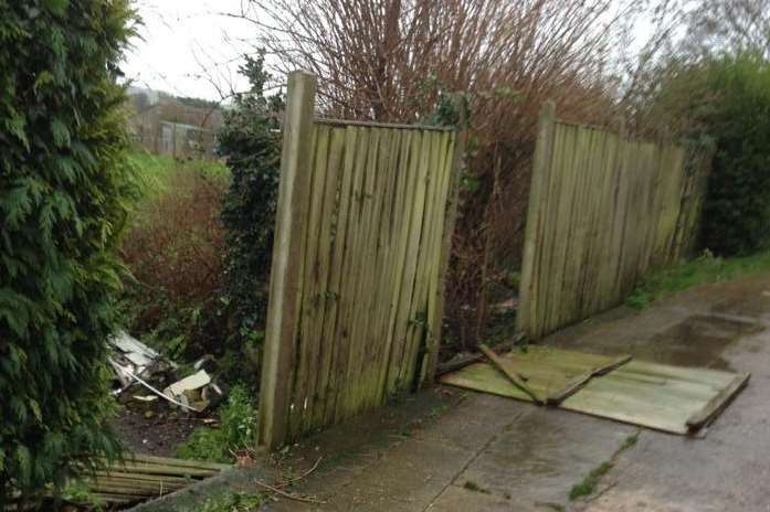The shortage has left people unable to replace garden fences