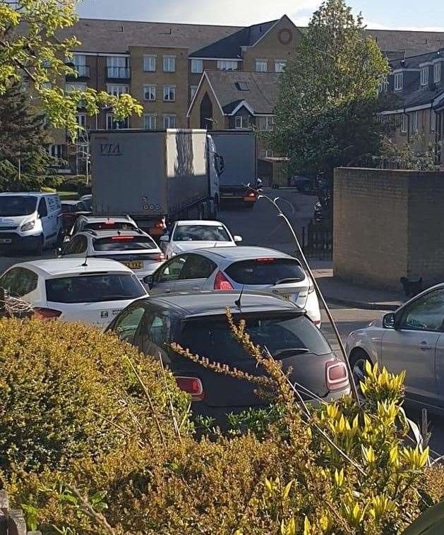 There have been reports of gridlocked traffic in local streets