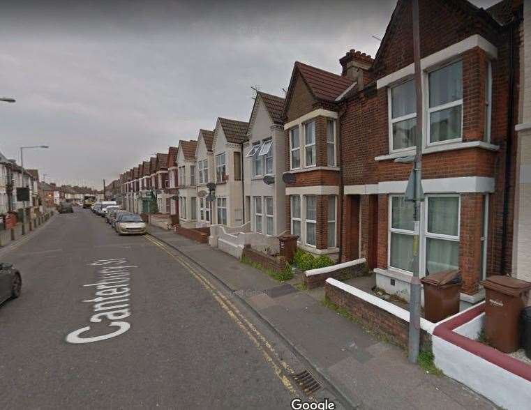 Sgt Woollacott lived at number 336 Canterbury Street, Gillingham with his wife Florence. Picture: Google