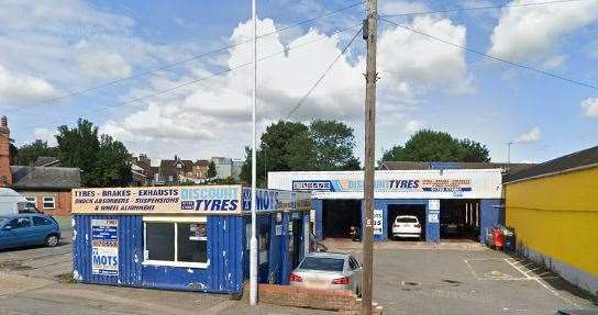 Cherry Tree Works in Chalkwell Road, Sittingbourne formerly owned by Discount Tyres. Picture: Google Maps