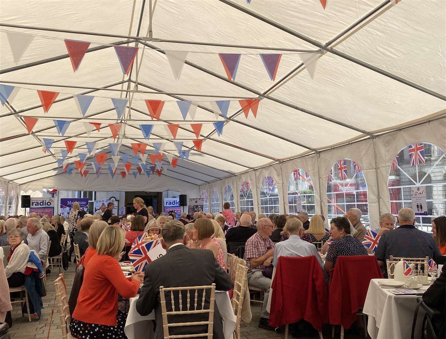 The Mayor's Platinum Jubilee Afternoon Tea Party was held today in Maidstone